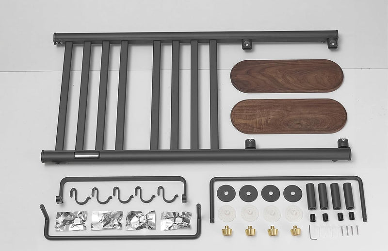 Towel Rail Self-Adhesive Wall Mounted 10 Bar 960x485MM