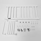 Towel Rail Self-Adhesive Wall Mounted 10 Bar 960x485MM