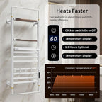 Towel Rail Self-Adhesive Wall Mounted 10 Bar 960x485MM