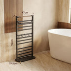 Towel Rail Self-Adhesive Wall Mounted 10 Bar 960x485MM