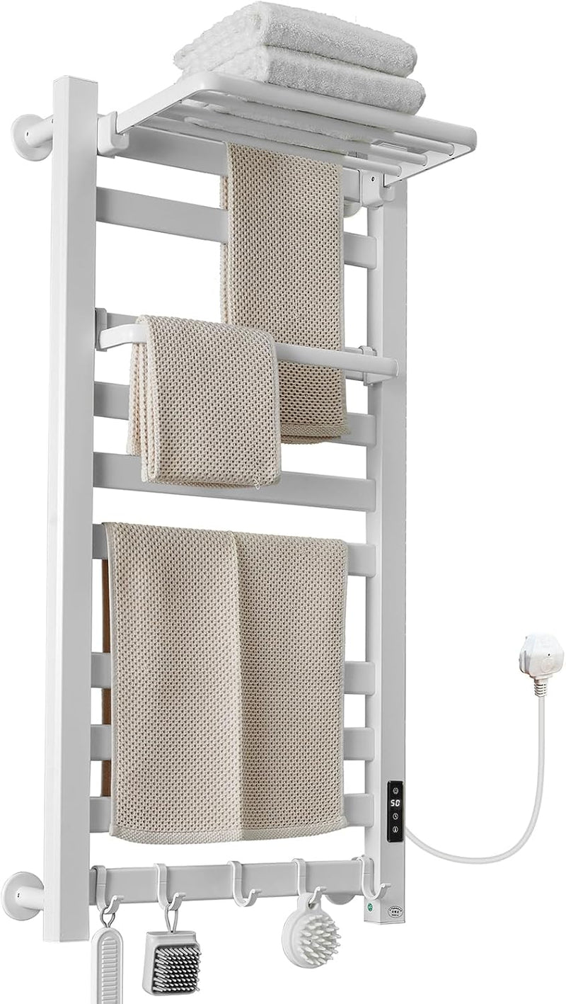 Towel Rail Self-Adhesive Wall Mounted 10 Bar 960x485MM