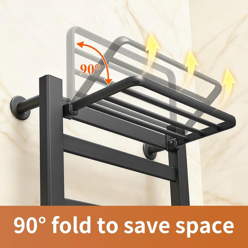 Towel Rail Self-Adhesive Wall Mounted 10 Bar 960x485MM