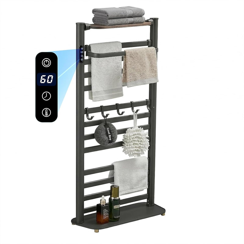 Towel Rail Self-Adhesive Wall Mounted 10 Bar 960x485MM