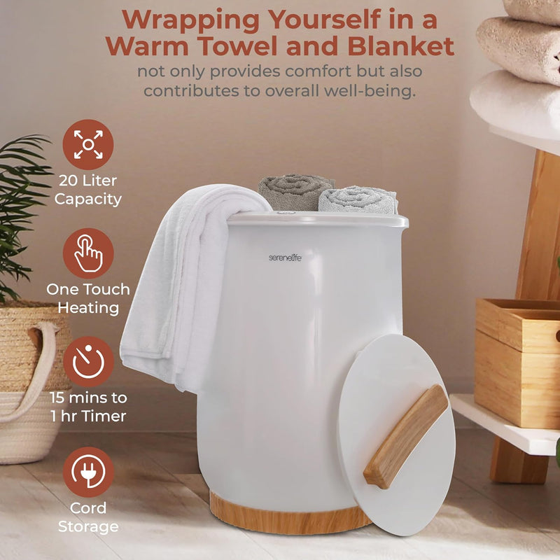 Bucket-Towel Warmers Large-Towel Warmer for Spa And-Bathroom