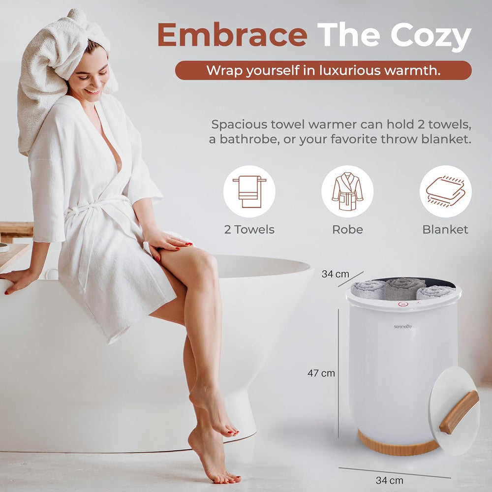Bucket-Towel Warmers Large-Towel Warmer for Spa And-Bathroom