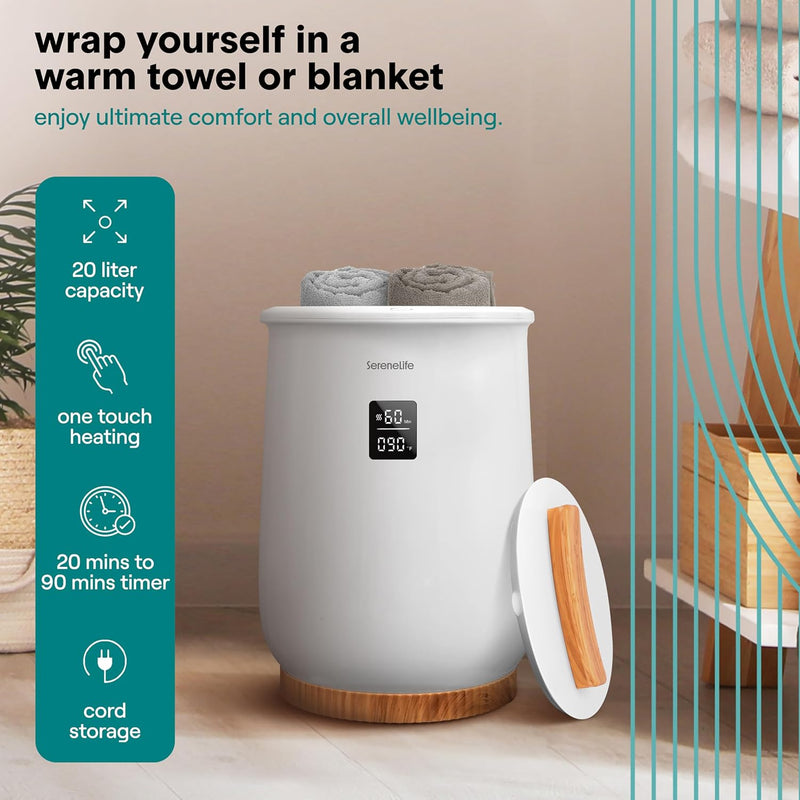 Bucket-Towel Warmers Large-Towel Warmer for Spa And-Bathroom