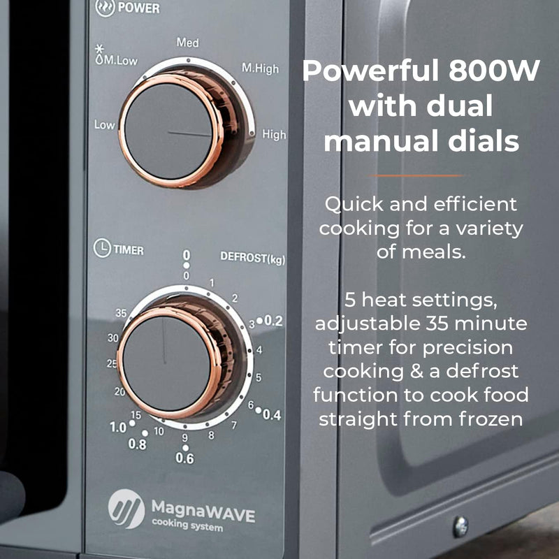Cavaletto Manual Microwave with 5 Power Levels 35