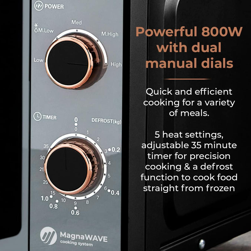 Cavaletto Manual Microwave with 5 Power Levels 35