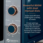 Tower Cavaletto Manual Microwave with 5 Power Levels