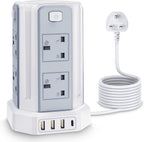 Tower Extension Lead 3m 13A 3250W Surge Protector