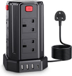 Tower Extension Lead 3m 13A 3250W Surge Protector