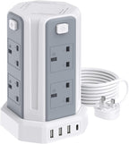 Tower Extension Lead 3m 8 Ac Outlets 4