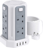 Tower Extension Lead 3m 8 Ac Outlets 4