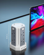 Tower Extension Lead 3m 8 Ac Outlets 4