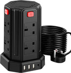 Tower Extension Lead 3m 8 Ac Outlets 4