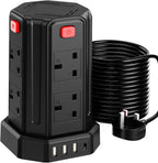 Tower Extension Lead 3m 8 Ac Outlets 4