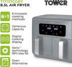 T17137wht Vortx 8.5L Dual Basket Air Fryer