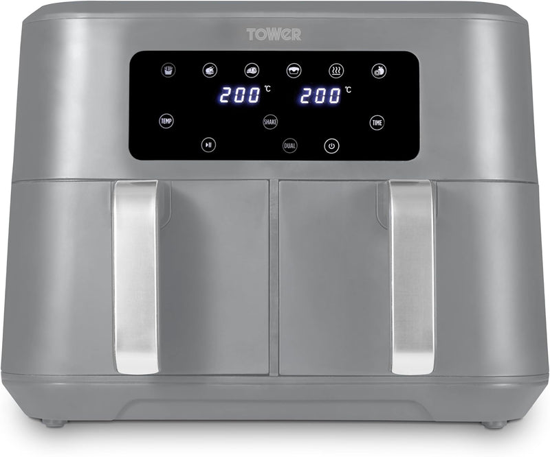 T17137wht Vortx 8.5L Dual Basket Air Fryer