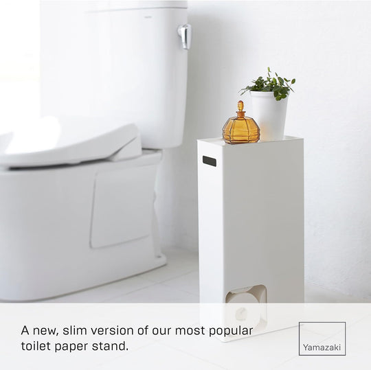 Tower Toilet Paper Stocker Steel Minimalist Design 23