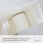 Tower Toilet Paper Stocker Steel Minimalist Design 23