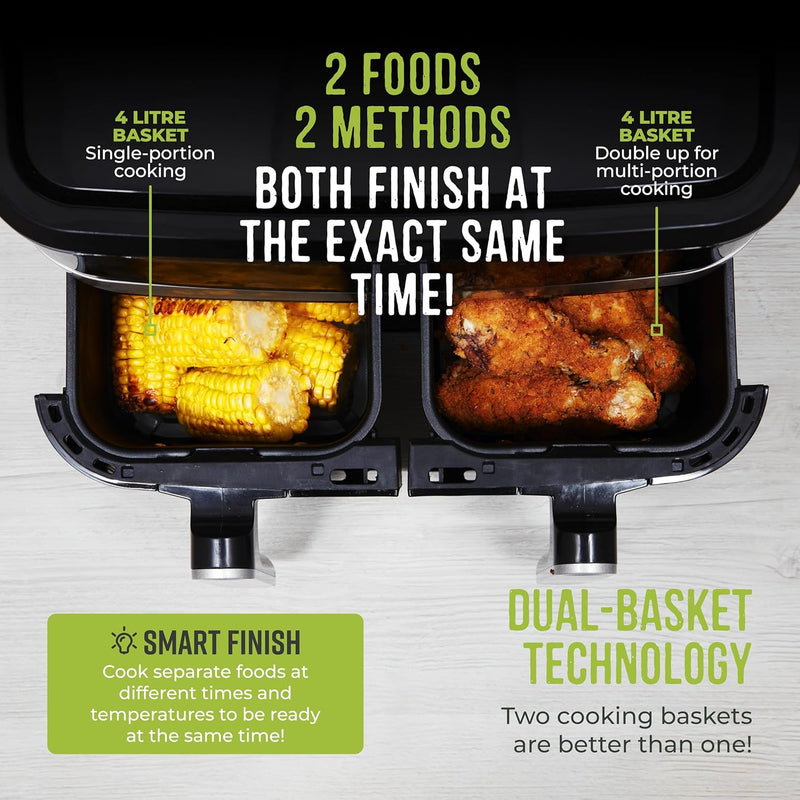 Vortx Vizion 9L Dual Basket Air Fryer