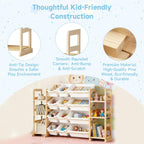 Toy Storage Organiser 6 Shelves and 12 Bins