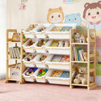 Toy Storage Organiser 6 Shelves and 12 Bins