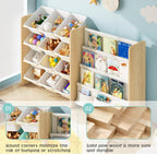 Toy Storage Organiser for Kids 9-Bin with 2-Drawers