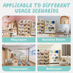 Toy Storage Organiser for Kids 9-Bin with 2-Drawers
