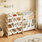 Toy Storage Organiser for Kids 9-Bin with 2-Drawers