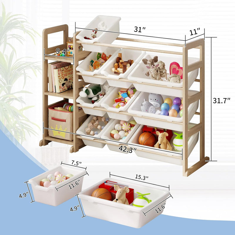 Toy Storage Organiser Organisers and with Bookshelf Shelf