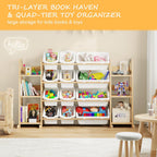 Toy Storage Organiser Organisers and with Bookshelf Shelf