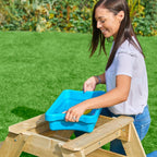 Toys Early Fun Wooden Picnic Table Sandpit Kids