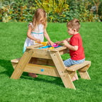 Toys Early Fun Wooden Picnic Table Sandpit Kids