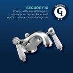 Traditional Bathroom Taps Chrome Basin Mixer Tap