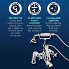 Traditional Bathroom Taps Chrome Bath Shower Mixer Tap