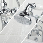 Traditional Bathroom Taps Chrome Bath Shower Mixer Tap