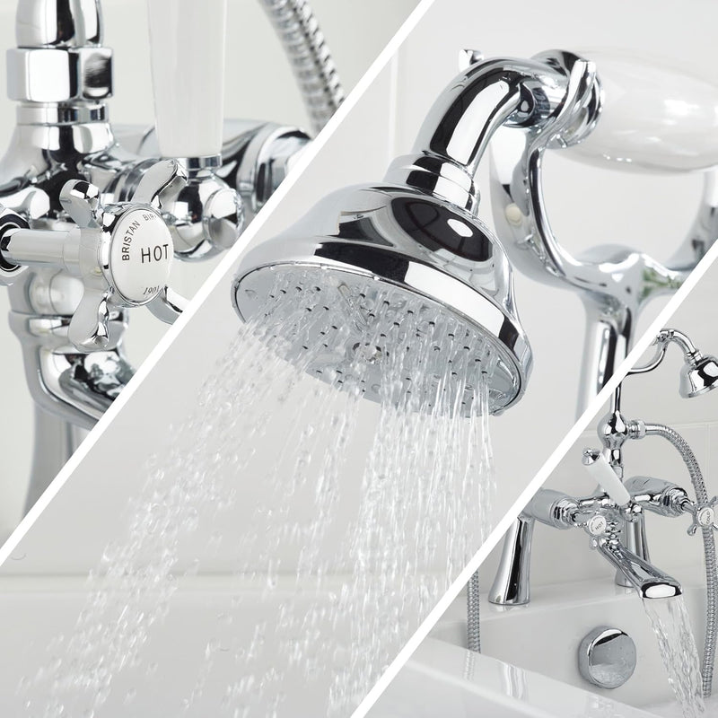 Traditional Bathroom Taps Chrome Bath Shower Mixer Tap