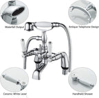 Traditional Bathtub Mixer Tap Victorian Bath Shower