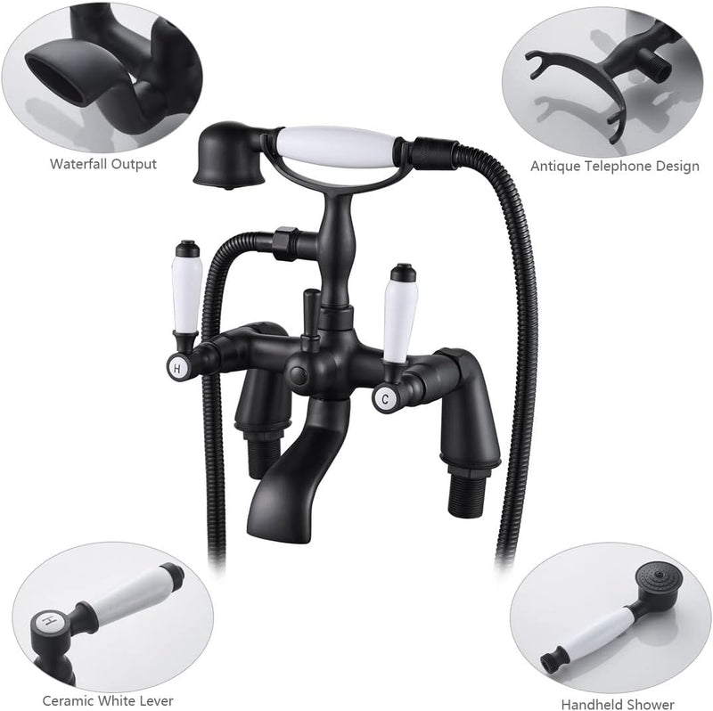 Traditional Bathtub Mixer Tap Victorian Bath Shower