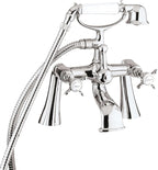 Traditional Coronation Bath Shower Mixer Tap in Chrome