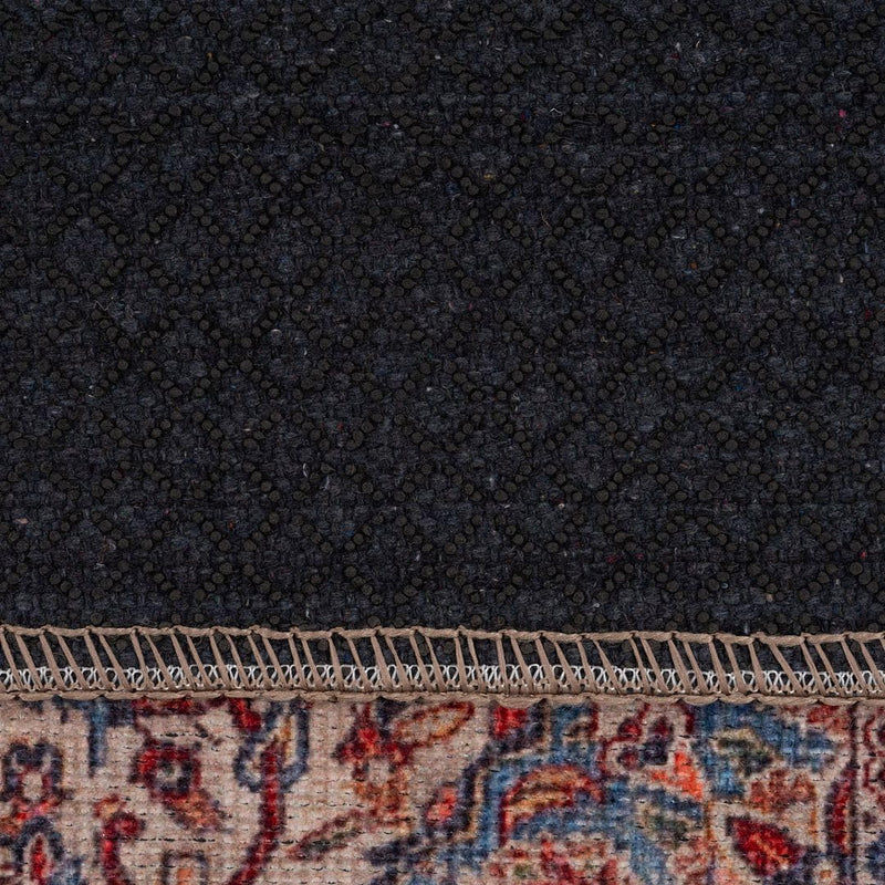 Traditional Cotton Hallway Runner Rug Stain-Resistant Washable