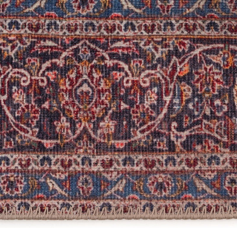 Traditional Cotton Hallway Runner Rug Stain-Resistant Washable