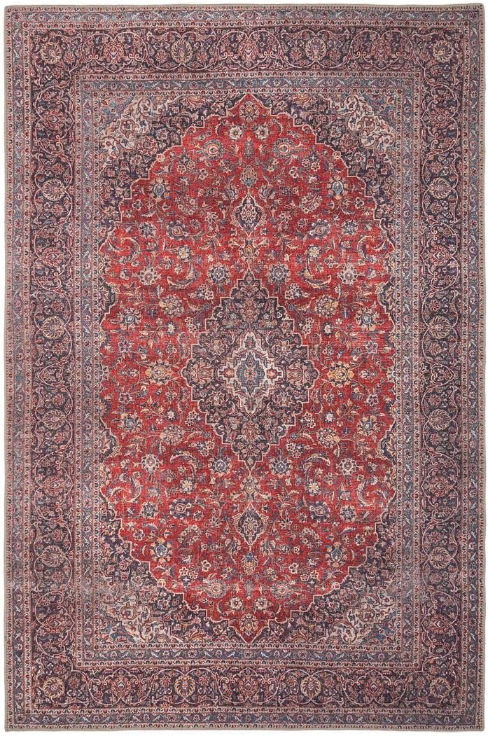 Traditional Cotton Hallway Runner Rug Stain-Resistant Washable