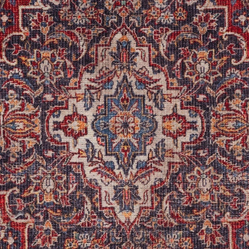 Traditional Cotton Hallway Runner Rug Stain-Resistant Washable