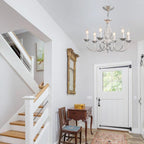 Traditional Country Style Chandelier Bronze Vintage Height