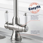 Traditional Kitchen Tap Chrome Rs Snk Ef C