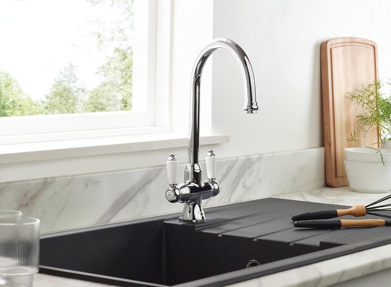 Traditional Kitchen Tap Chrome Rs Snk Ef C