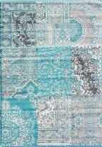 Traditional Moroccan Living Room Area Carpet Rug Patchwork