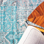 Traditional Moroccan Living Room Area Carpet Rug Patchwork